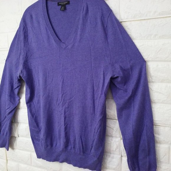 Banana Republic Luxury Silk-Cashmere Knit Sweater - Picture 3 of 12